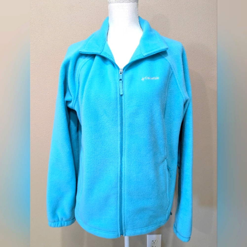 Columbia Women's Fleece Zip Jacket, Size XL Soft and Cozy